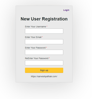 Login and Registration in PHP